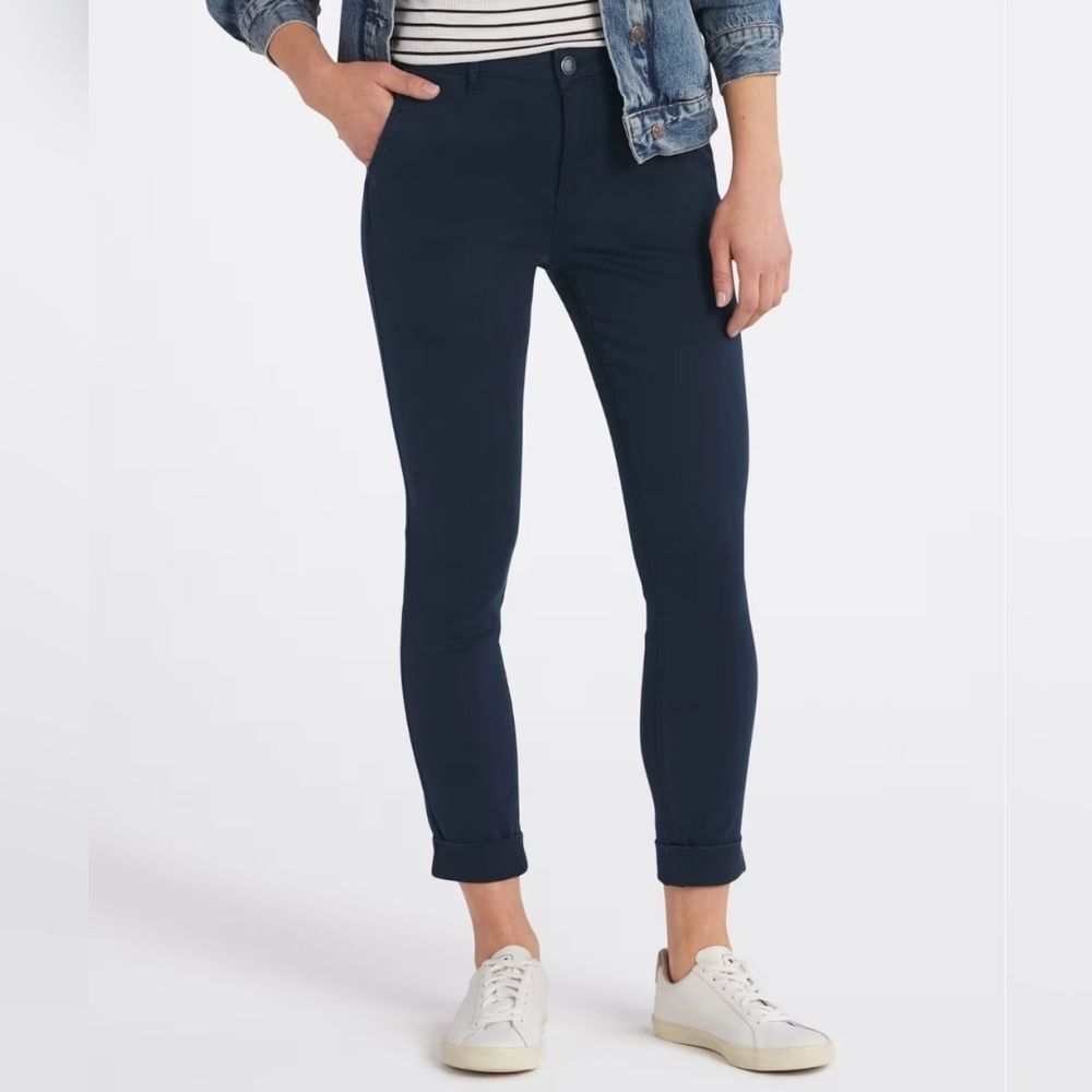 Cosmic Blue Love Callie Eco Cuffed Skinny Pants Size 6/28